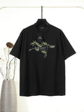 Arc'teryx Floral Embroidery Fossil‑Bird SS T‑Shirt