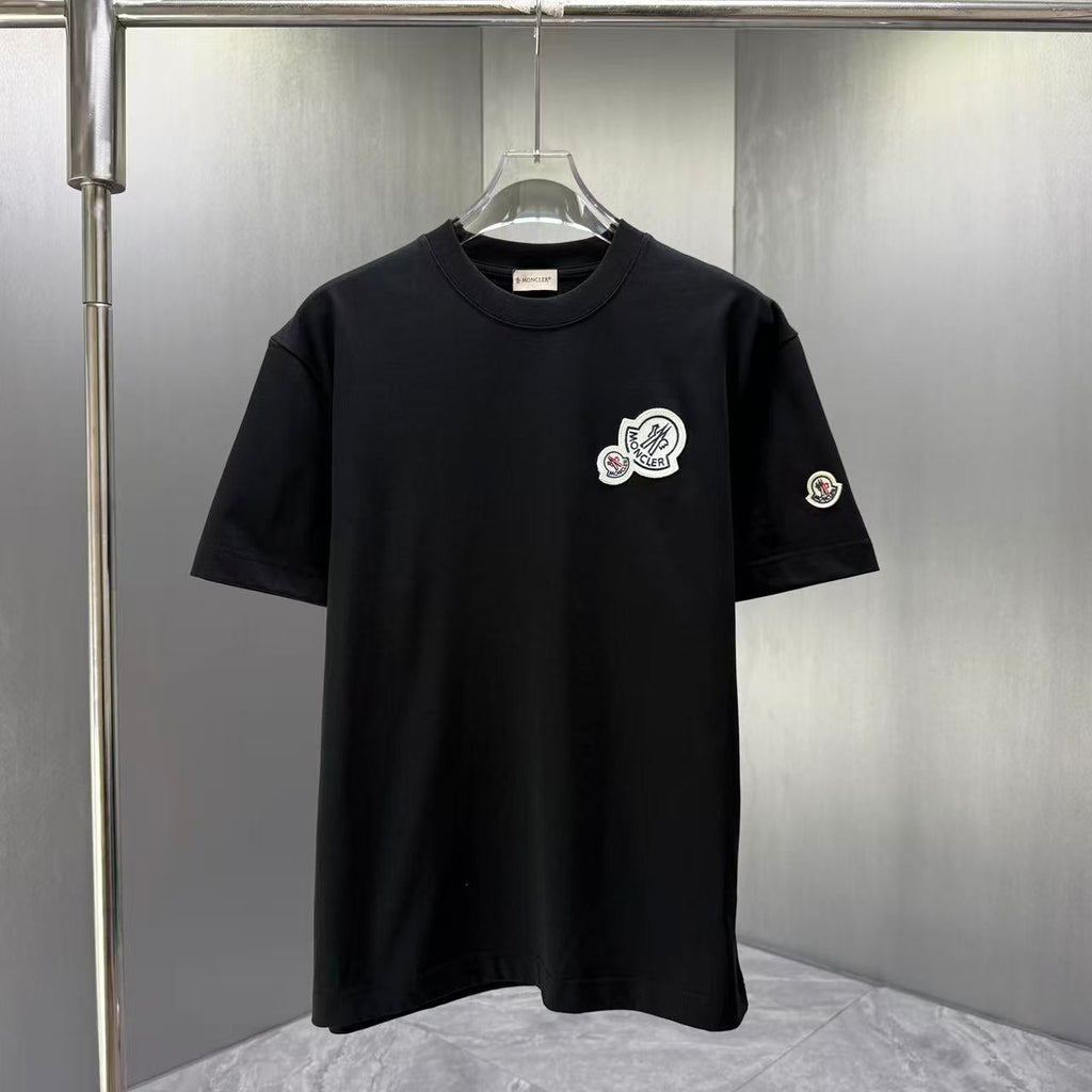 Moncler Double Badge T-Shirt Black