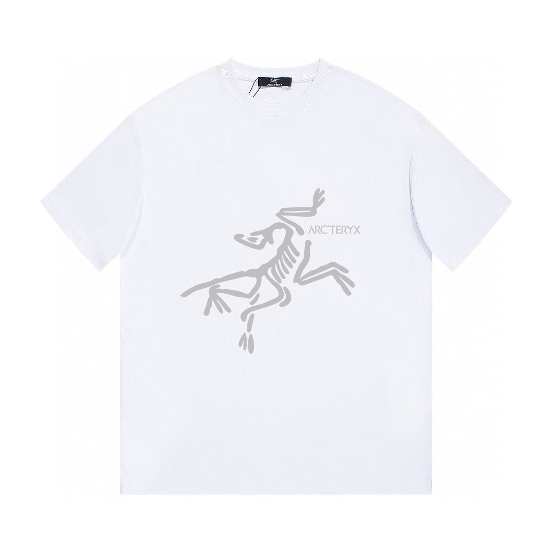 Arc'teryx Large Front Fossil‑Bird Graphic SS T‑Shirt