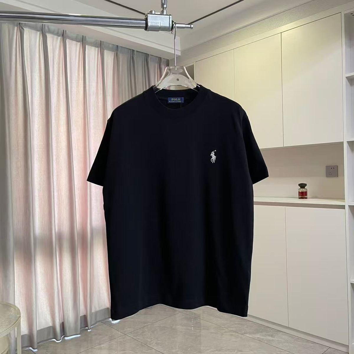 Polo Ralph Lauren Men’s Crew‑Neck Short‑Sleeve T‑Shirt With Dark Pony Embroidery