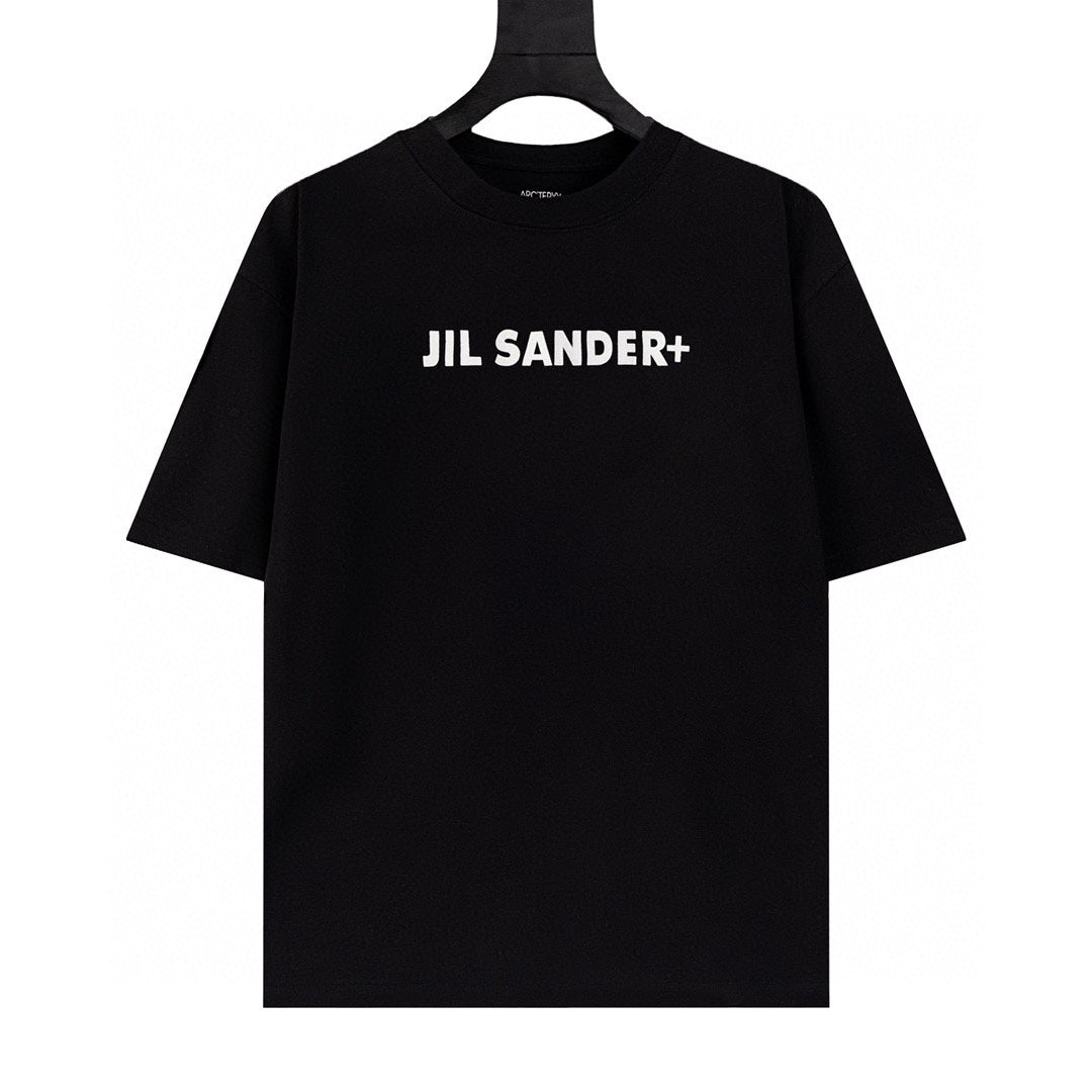 Jil Sander+ Front Logo Back Fossil Skeleton Graphic SS T‑Shirt