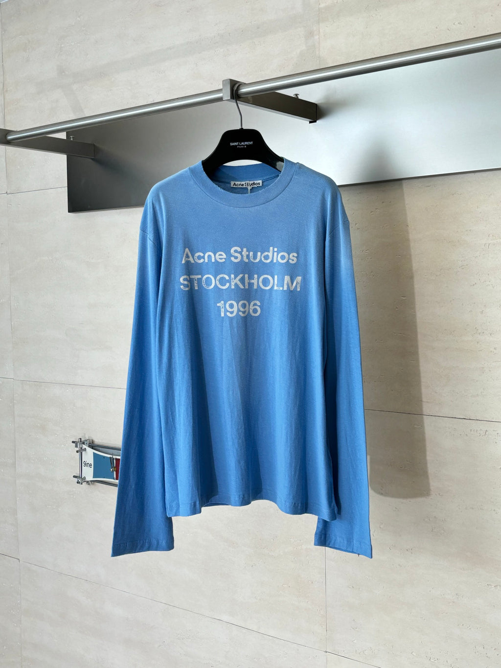 Acne Studios Stockholm 1996 Print Oversized Long‑Sleeve T‑Shirt