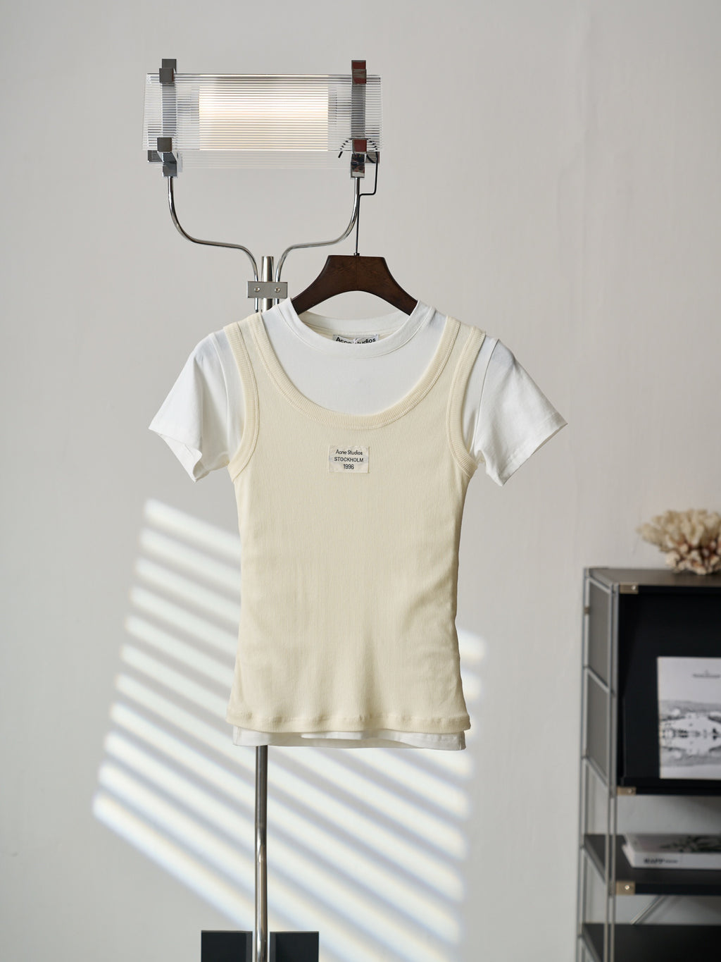 Acne Studios Mock‑Layer Ribbed Tank Top
