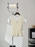 Acne Studios Mock‑Layer Ribbed Tank Top