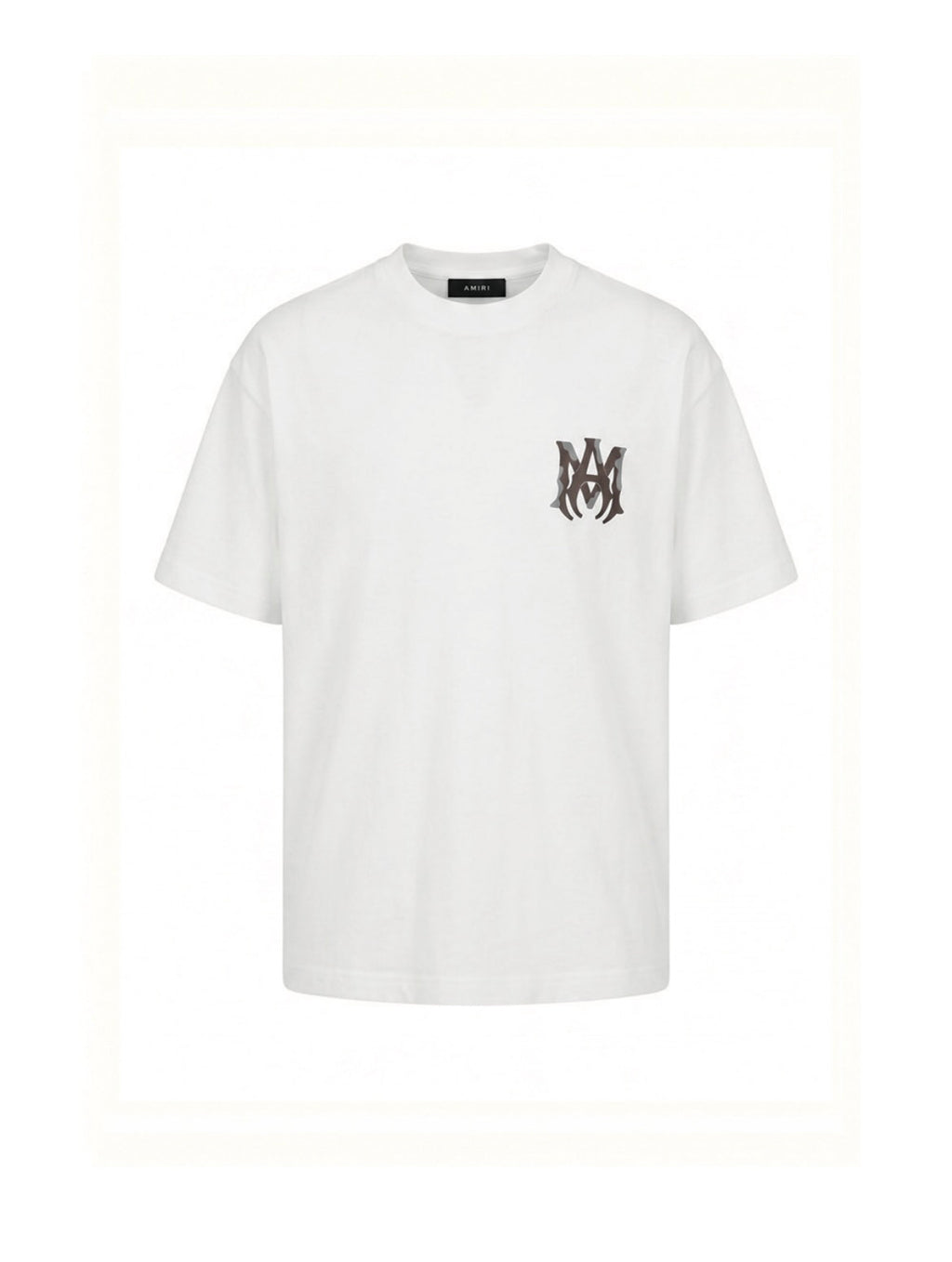 AMIRI MA Monogram Chest Graphic Short‑Sleeve Tee