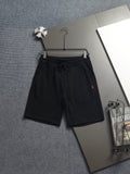 Ralph Lauren Men's Drawstring French Terry Sweat Shorts With Red Pony Logo