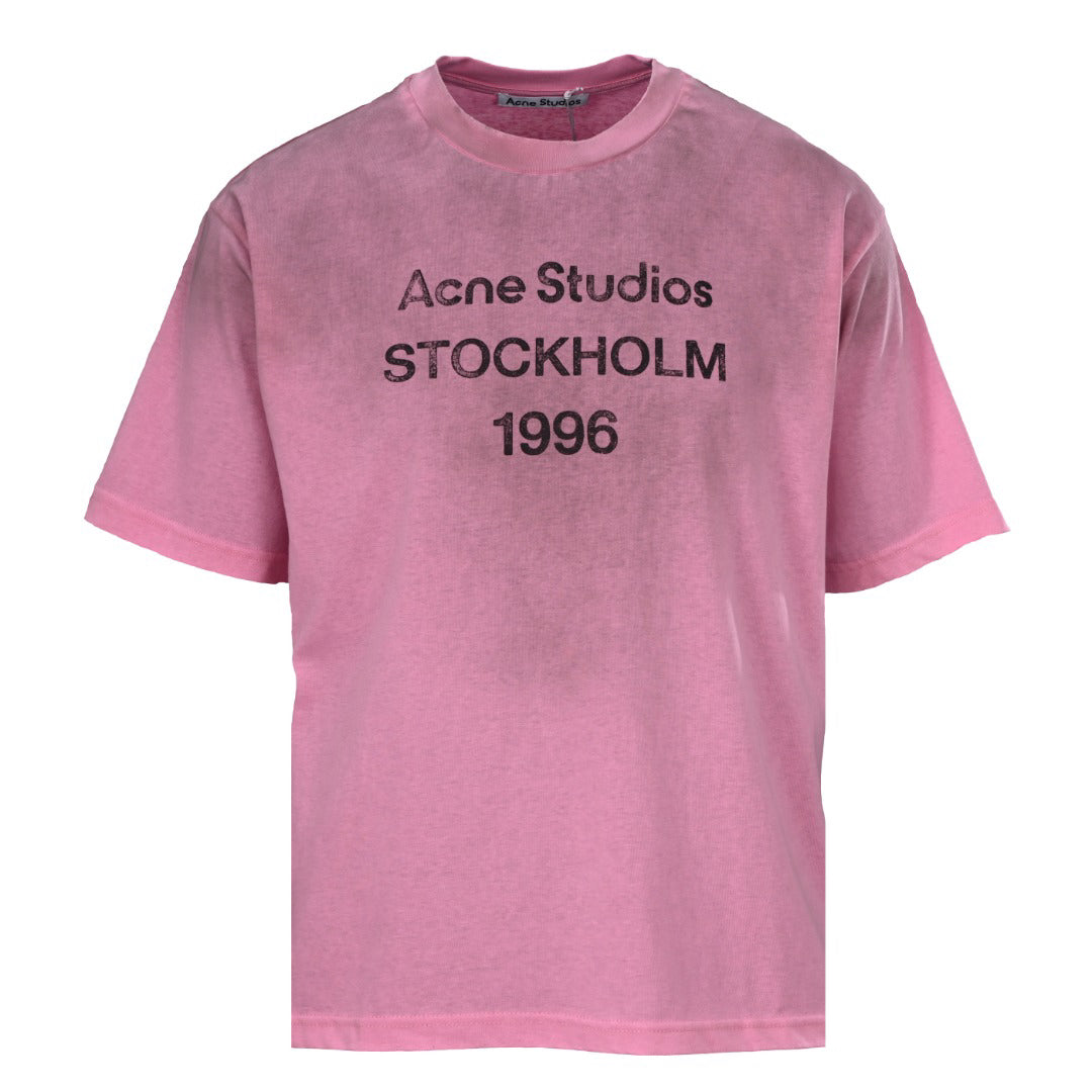Acne Studios Stockholm 1996 Heather‑Tone Oversized Crew‑Neck T‑Shirt