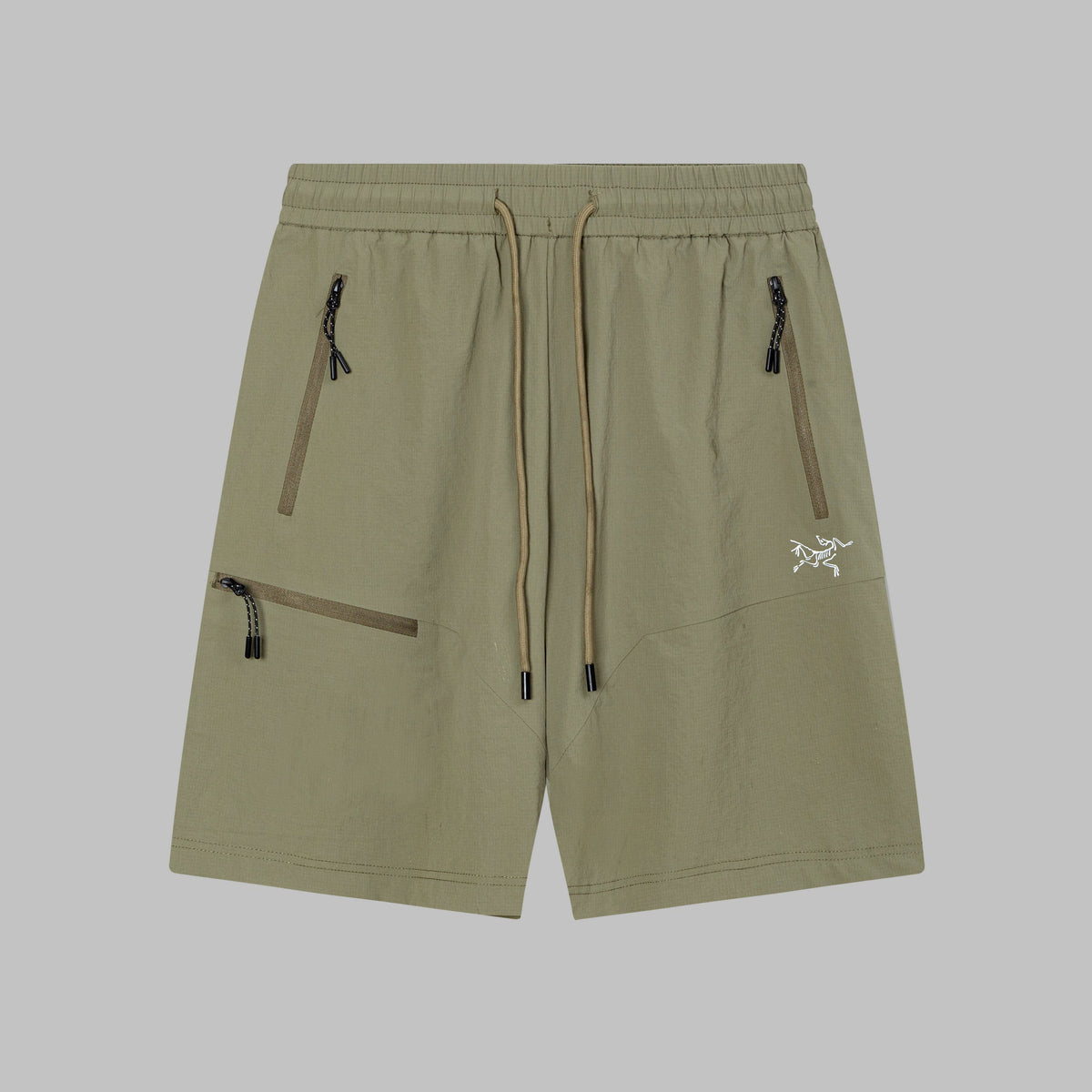Arc'teryx Multi‑Zipper Pocket Drawstring Functional Outdoor Shorts