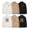 MLB Monogram Fill Mock Neck Track Jacket
