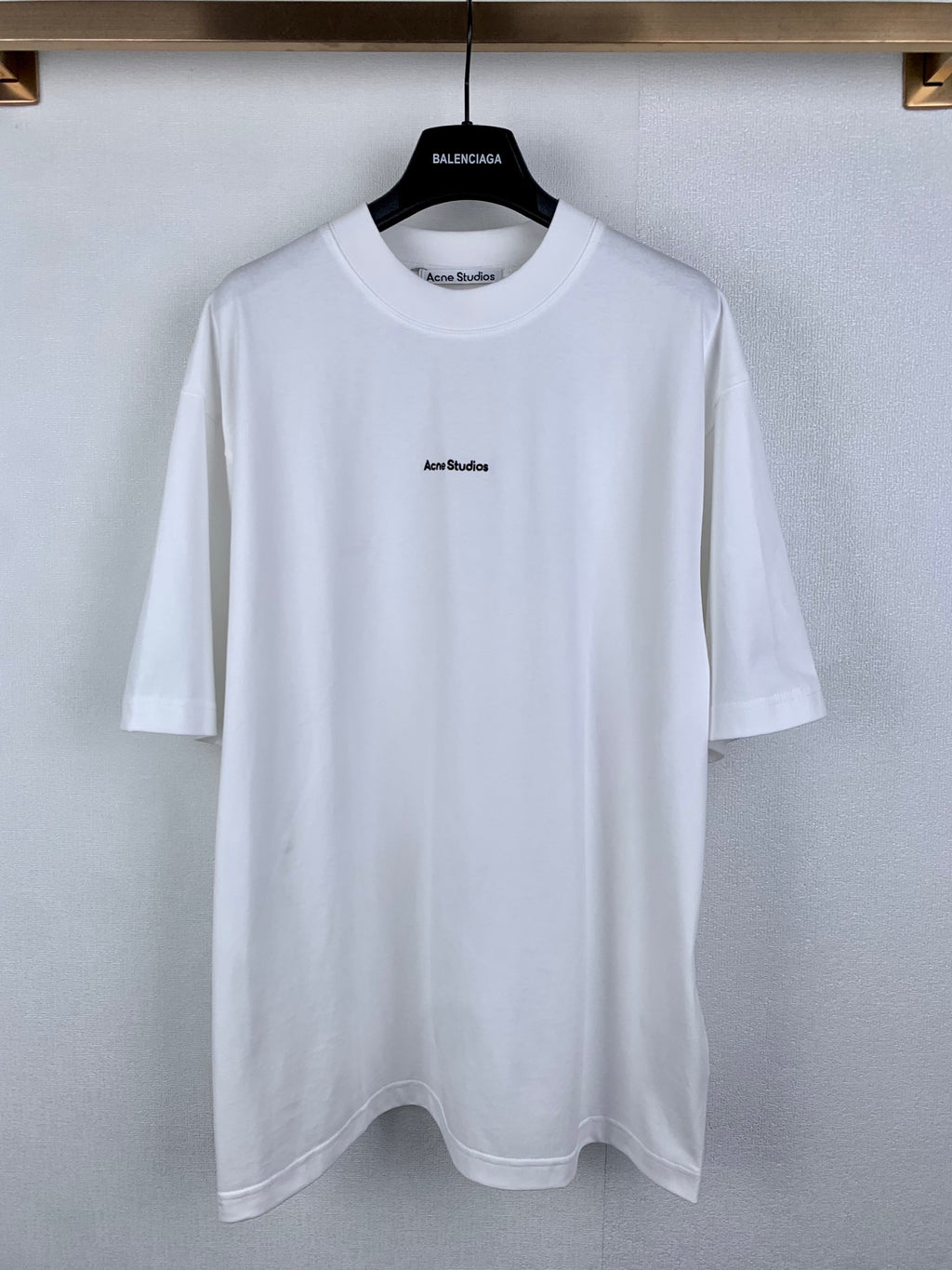 Acne Studios Chest Logo Oversized Short‑Sleeve T‑Shirt