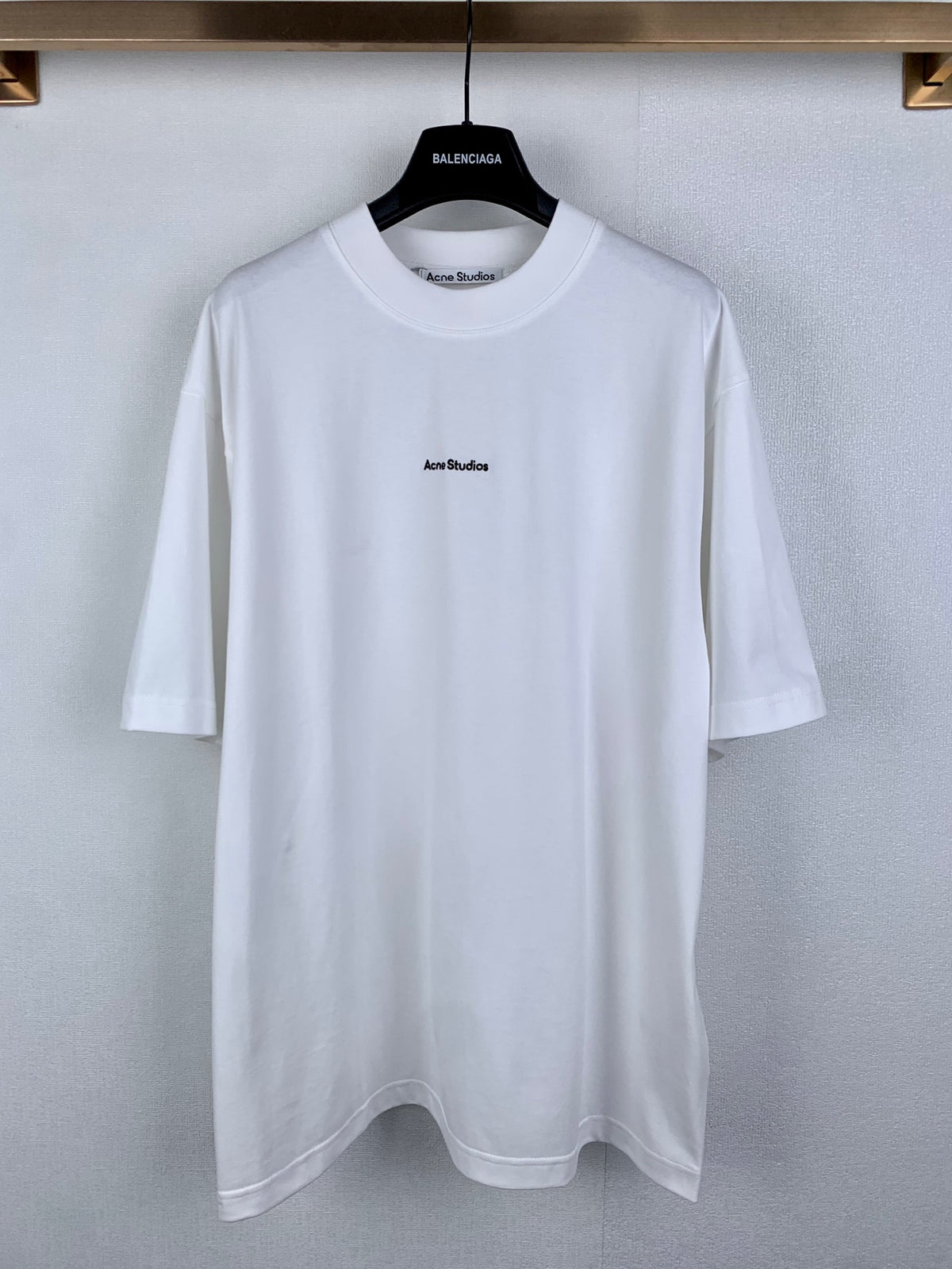 Acne Studios Chest Logo Oversized Short‑Sleeve T‑Shirt