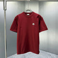 Moncler Badge Essential T-Shirt Burgundy