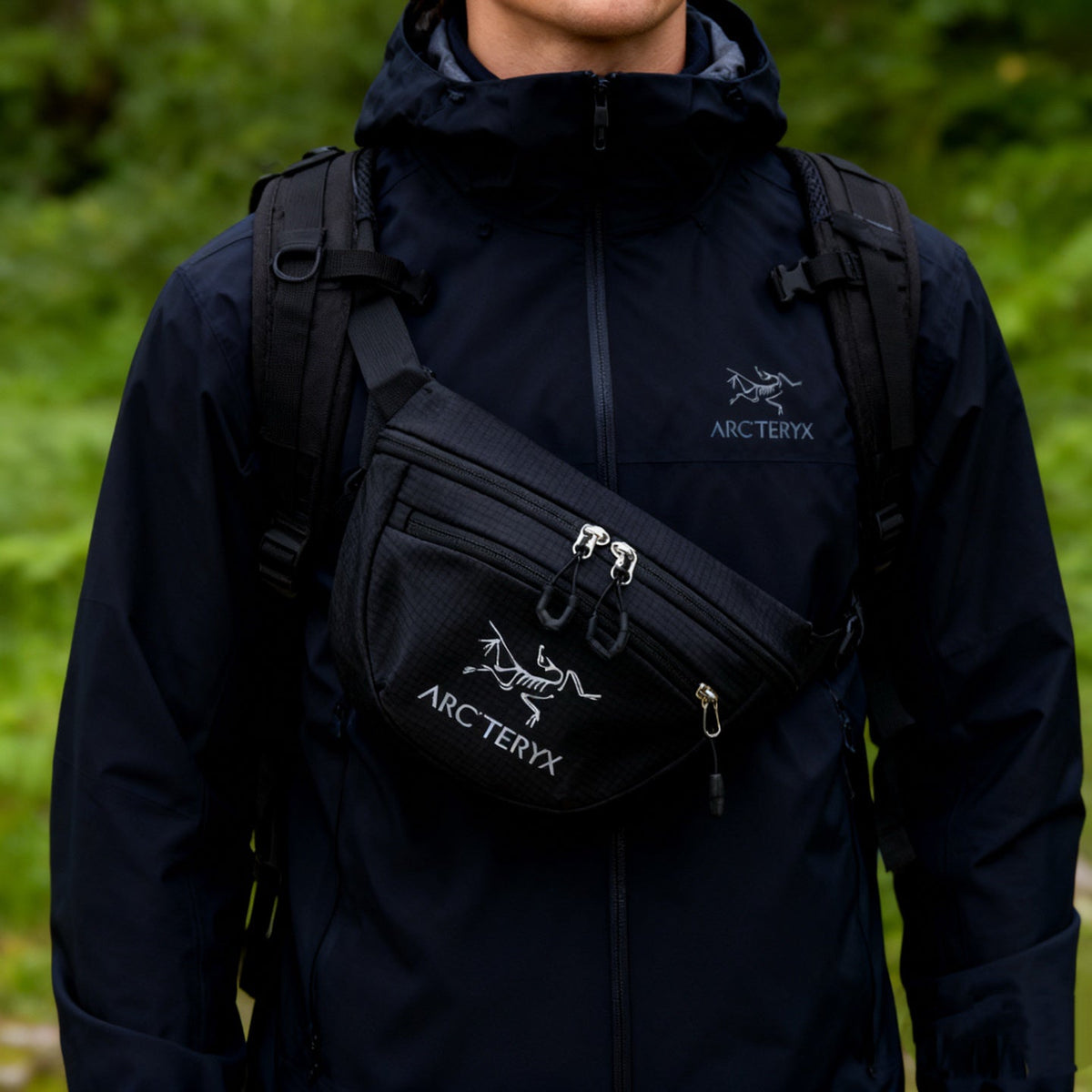 Arc'teryx Outdoor Waist Bag, Lightweight Water‑Resistant Crossbody Fanny Pack Unisex