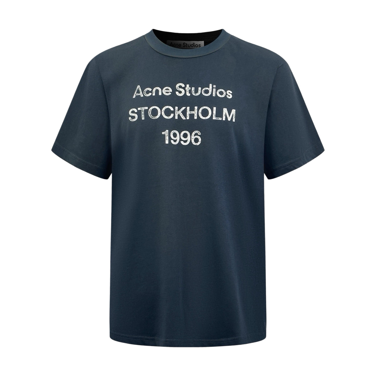 Acne Studios Stockholm 1996 Vintage‑Print Crew‑Neck Short‑Sleeve T‑Shirt