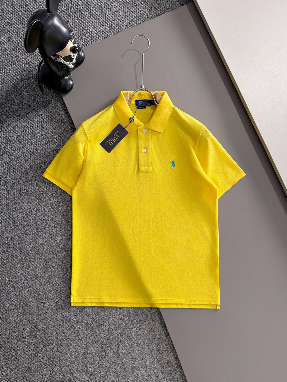 Kids Pique Knit Short‑Sleeve Polo Shirt Small Horse Embroidery Solid White Casual Top