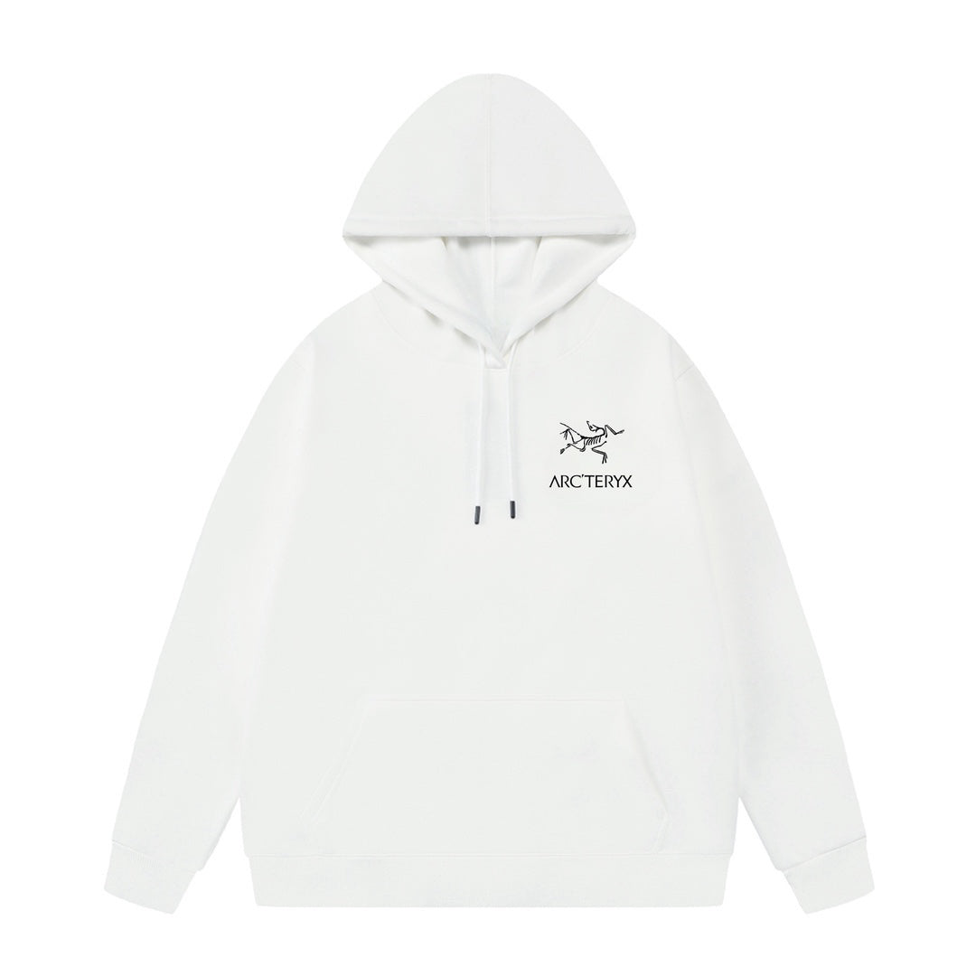 Arc'teryx Oversized Logo Print Fleece-Lined Hoodie