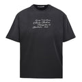 Acne Studios Vintage Script‑Print Oversized Crew‑Neck T‑Shirt