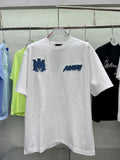 AMIRI Denim Patch MA Logo Short-Sleeve Crew Neck T-Shirt