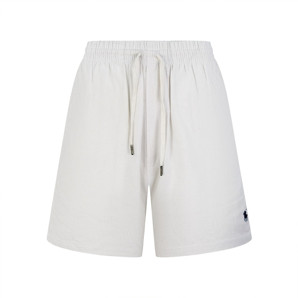 Polo Ralph Lauren Men's Drawstring Elastic‑Waist Casual Shorts, Small Pony Embroidery