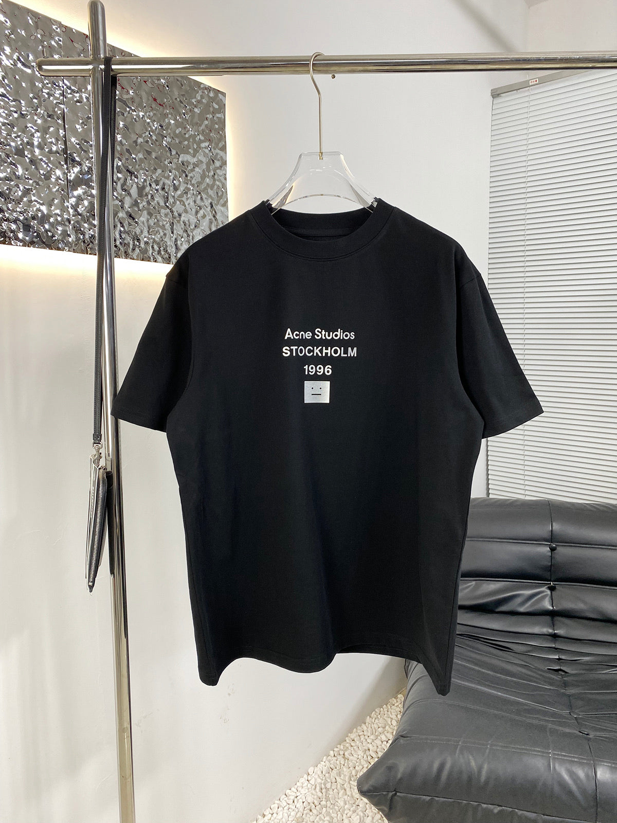 Acne Studios Short‑Sleeve Stockholm 1996 Face Graphic T‑Shirt