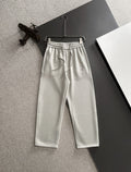 Acne Studios Drawstring Waist Straight‑Leg Sweatpants