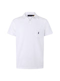 Polo Ralph Lauren Men's Terry‑Cloth Johnny Collar Pocket Short‑Sleeve Polo Shirt, Navy Pony Embroidery