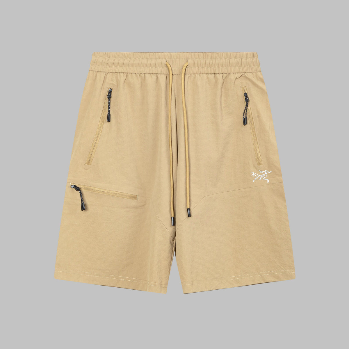 Arc'teryx Multi‑Zipper Pocket Drawstring Functional Outdoor Shorts