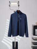 Polo Ralph Lauren Men's Quarter‑Zip Pullover Sweatshirt With Pony Embroidery