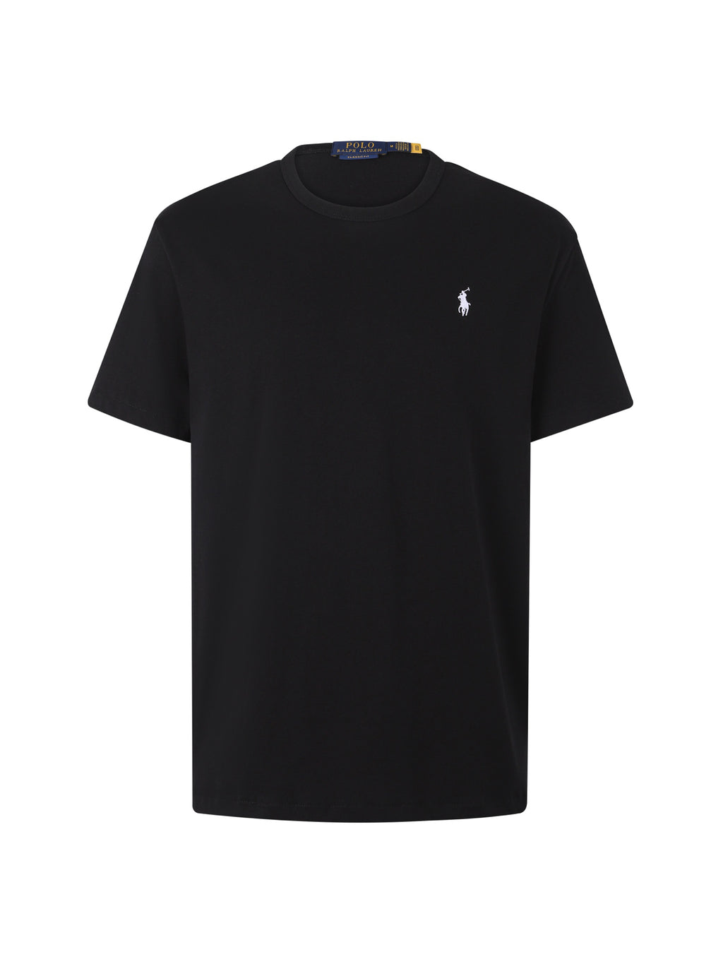 Polo Ralph Lauren Men's Crew‑Neck Short‑Sleeve T‑Shirt, White Pony Embroidery