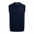 Ralph Lauren Men's V‑Neck Cable‑Knit Sweater Vest