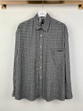 Acne Studios Oversized Long‑Sleeve Check Button‑Up Shirt