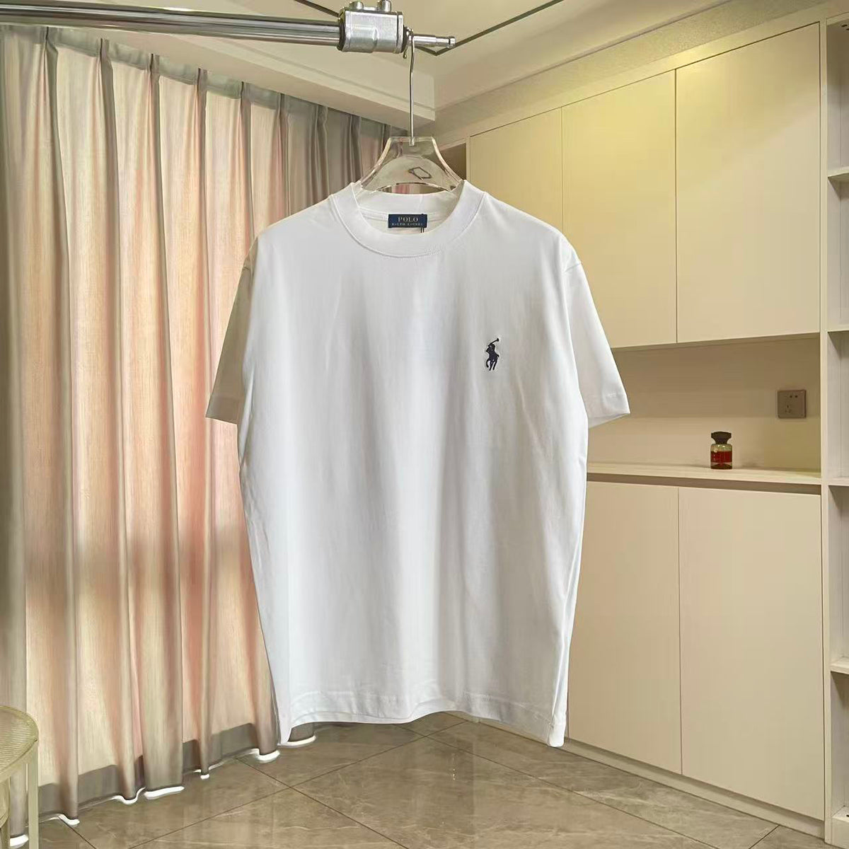 Polo Ralph Lauren Men’s Crew‑Neck Short‑Sleeve T‑Shirt With Dark Pony Embroidery