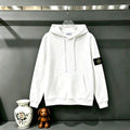 Stone Island Classic Compass Badge Pullover Hoodie Sweatshirt