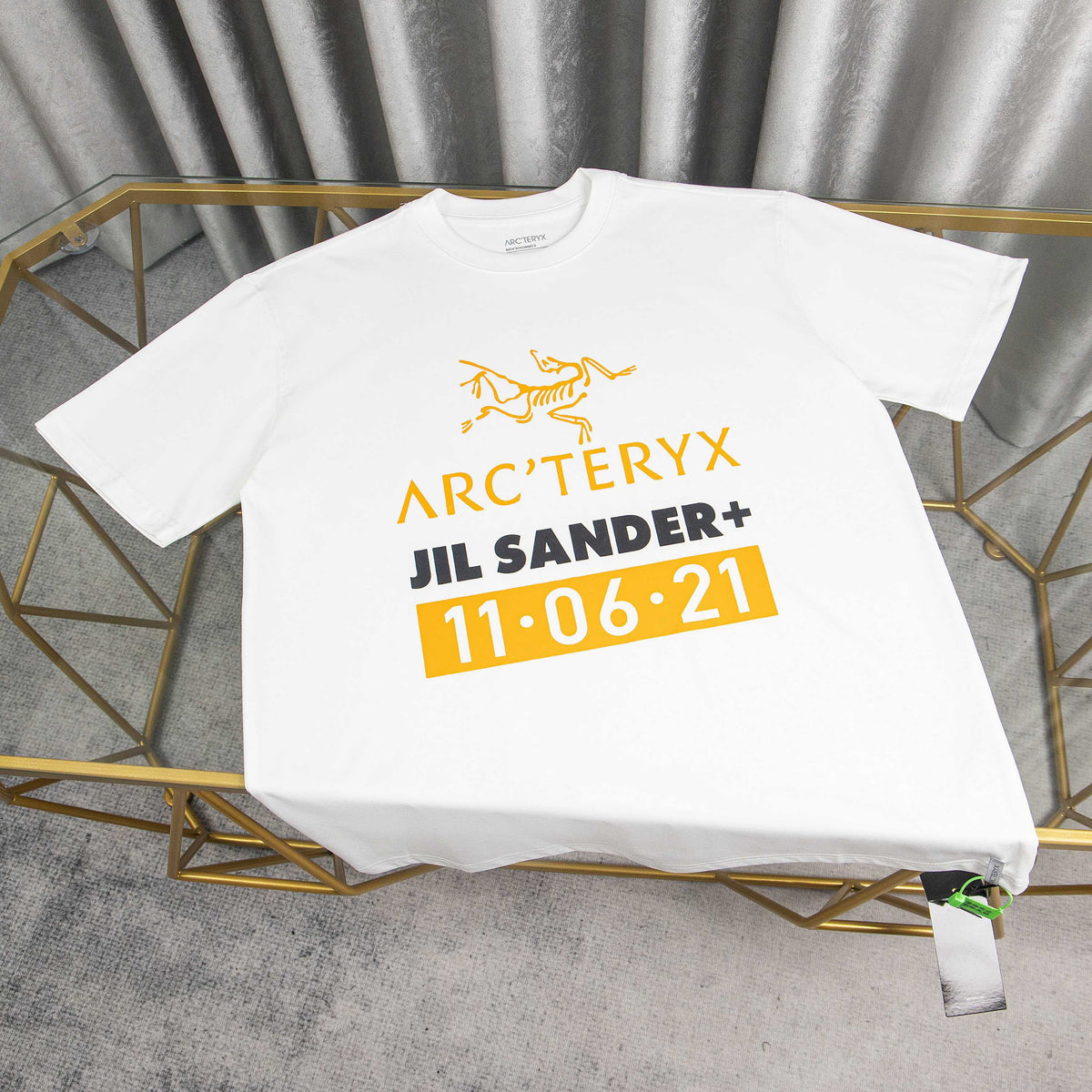Arc'teryx x Jil Sander Co-Branded Date Print Unisex T-Shirt