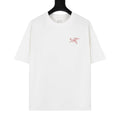 Arc'teryx Red Bird Logo Crew Neck Short‑Sleeve T‑Shirt, Unisex Relaxed Fit Tee