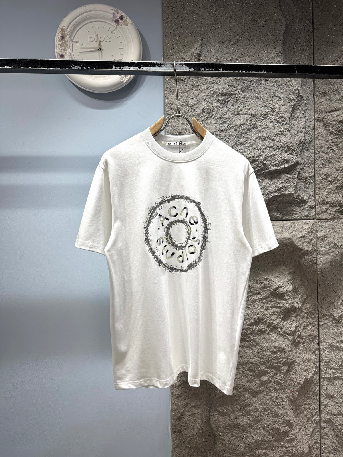 Acne Studios Circular Graphic Short‑Sleeve T‑Shirt