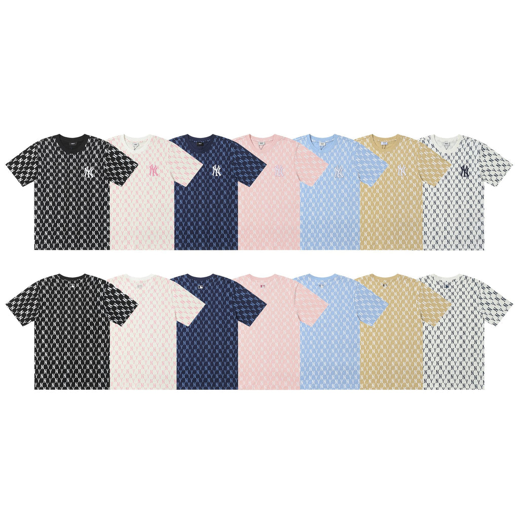 NY Yankees All-Over Monogram T-Shirt