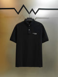 Acne Studios Est.1996 Chest Logo Short‑Sleeve Polo Shirt