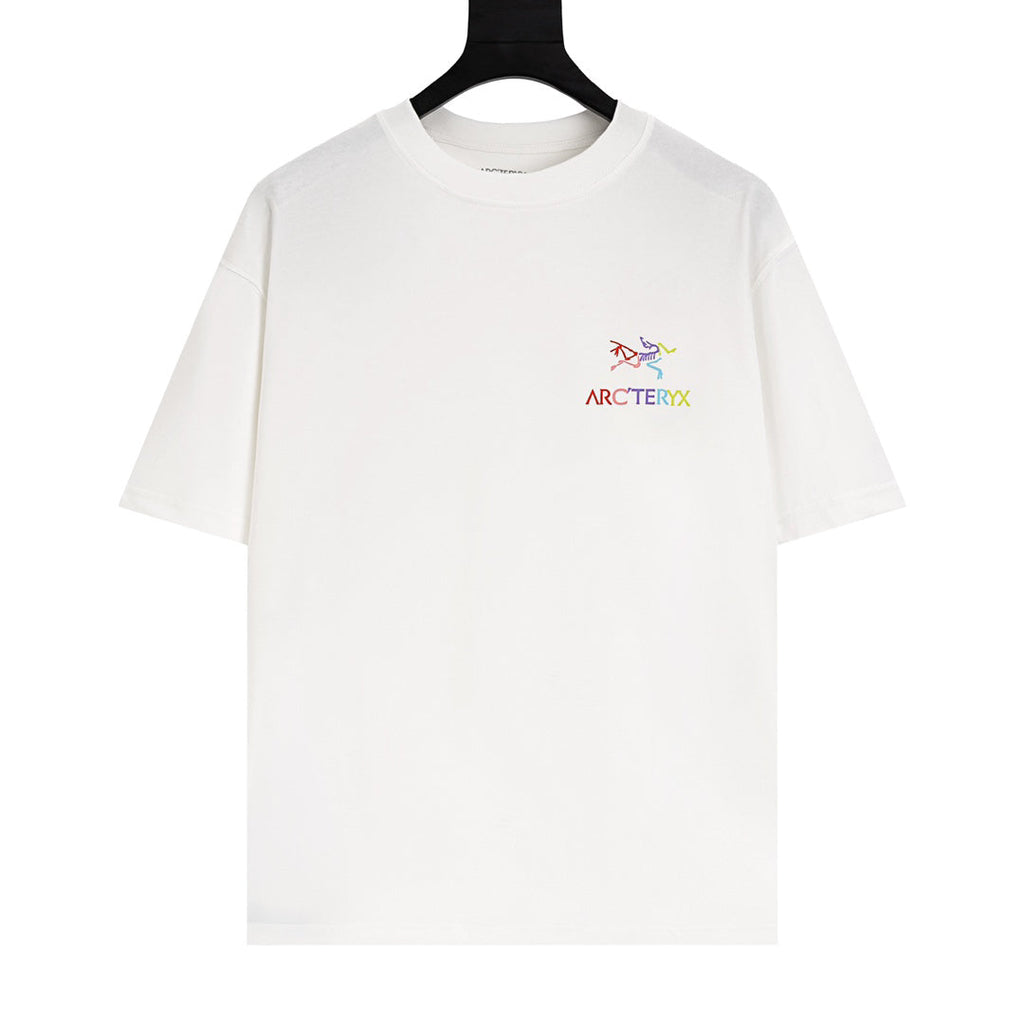 Arc'teryx Rainbow Logo Evolution‑Figure Back Graphic SS T‑Shirt