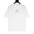 Arc'teryx Chest Bird Logo Back Marble‑Texture Fossil Bird SS T‑Shirt