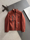 Arc'teryx Multi-Logo Stand Collar Windbreaker Jacket
