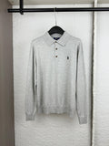 Polo Ralph Lauren Men’s Long‑Sleeve Knit Polo Sweater With Pony Embroidery