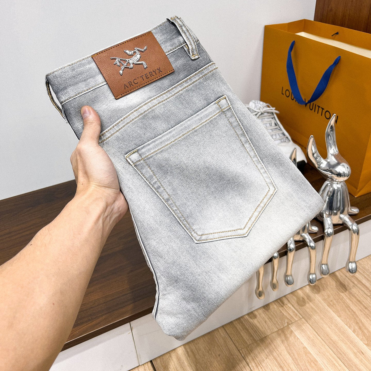 Arc'teryx Vintage Washed Slim‑Straight Denim Jeans