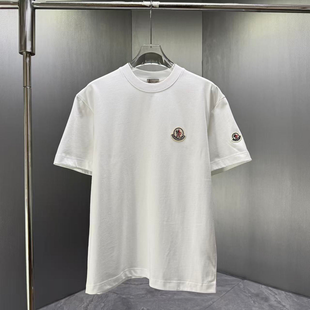 Moncler Classic Badge T-Shirt White