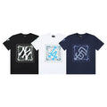 MLB Square Paisley Frame Logo Cotton Crew‑Neck Short‑Sleeve T‑Shirt