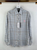 Acne Studios Oversized Plaid Long‑Sleeve Shirt