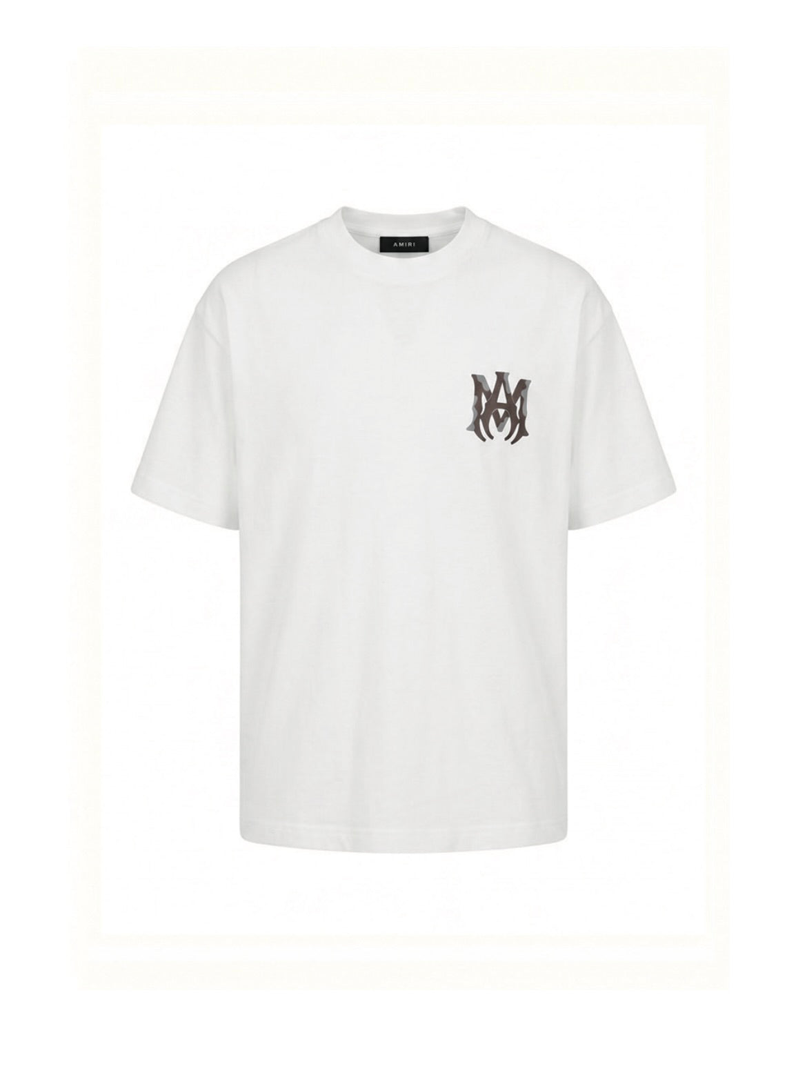 AMIRI MA Monogram Chest Graphic Short‑Sleeve Tee