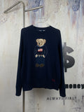 Ralph Lauren Men's Polo Bear Crew‑Neck Knit Sweater