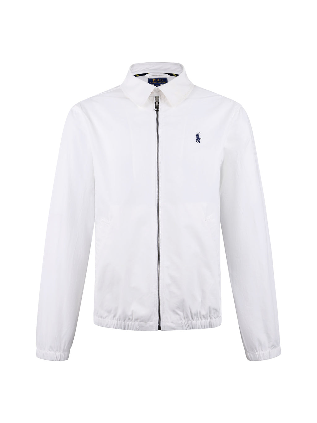 Polo Ralph Lauren Men’s Zip‑Up Harrington Jacket With Navy Pony Embroidery