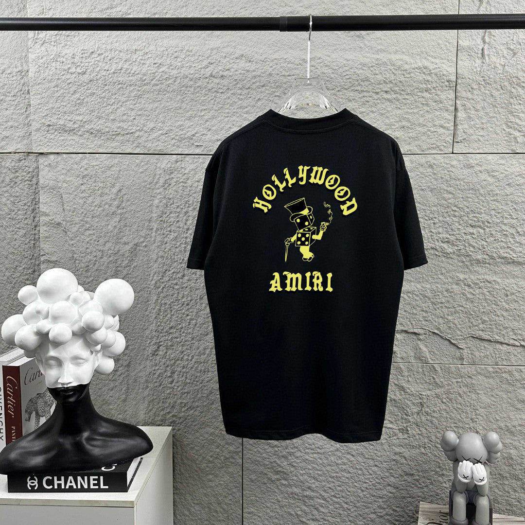 AMIRI Hollywood Character Graphic Crew-Neck Short-Sleeve T-Shirt